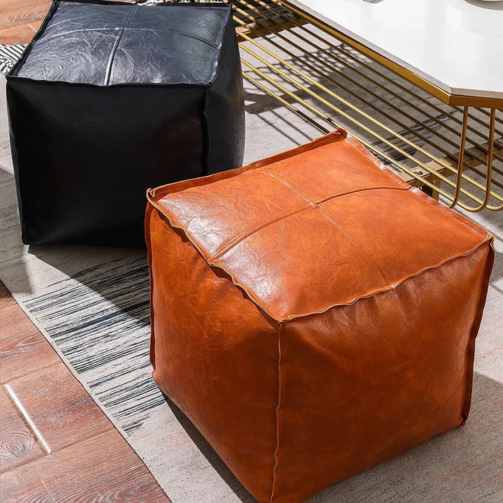 Ladies Comfortable Seat Pouf made of high-quality Faux Leather Bowlift