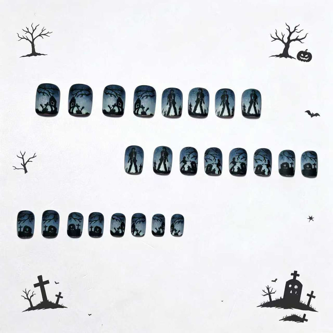 Gothic Graveyard Nail Art Bowlift