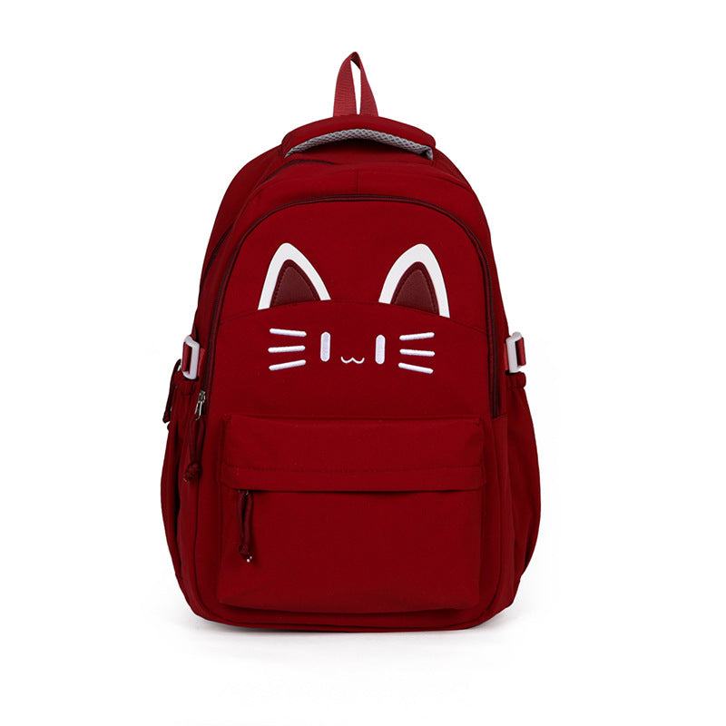 Cute Cat-Themed Backpack Bowlift