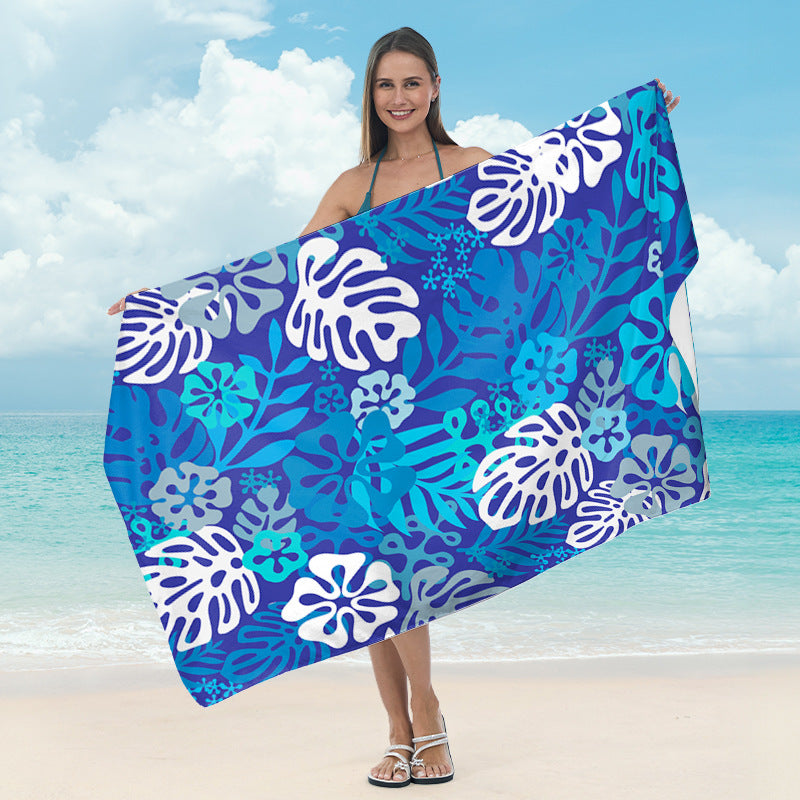 Beach towel with artistic mandala pattern Bowlift