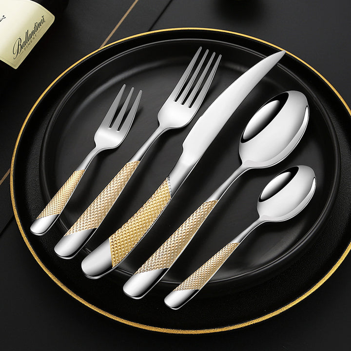 Fine and elegant table knife with non-slip handle Bowlift