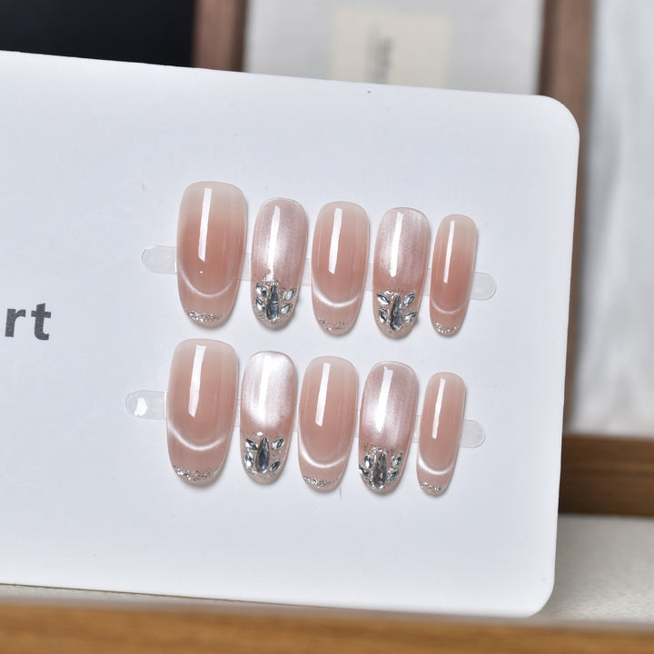 Decorative Animal Print Press-On Nail Set Bowlift