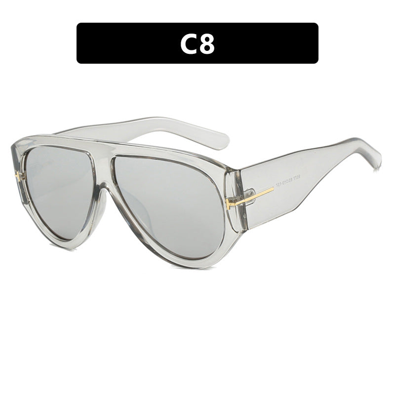 Women's Geometric Sunglasses with Modern Frame and Polarized Lenses Bowlift