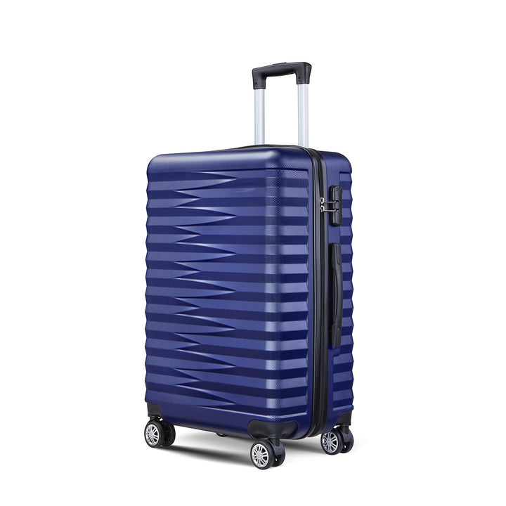 Unisex Stylish Textured Hard Shell Spinner Suitcase Bowlift