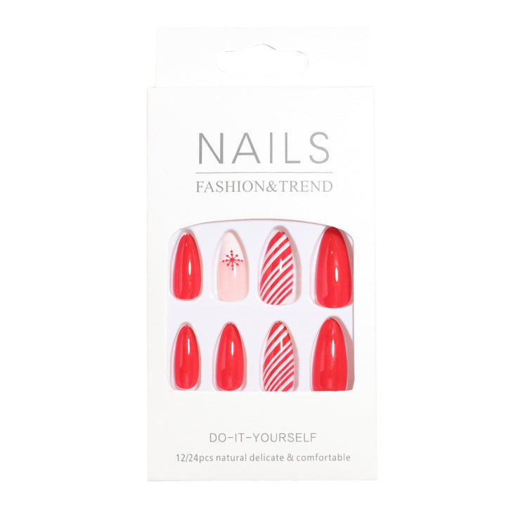 Decorative Press-On Nail Design Set Bowlift