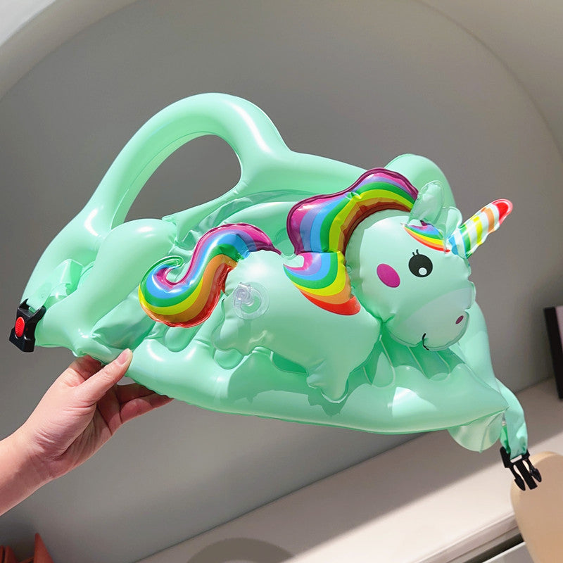 Inflatable Unicorn Ride-On Pool Float Bowlift