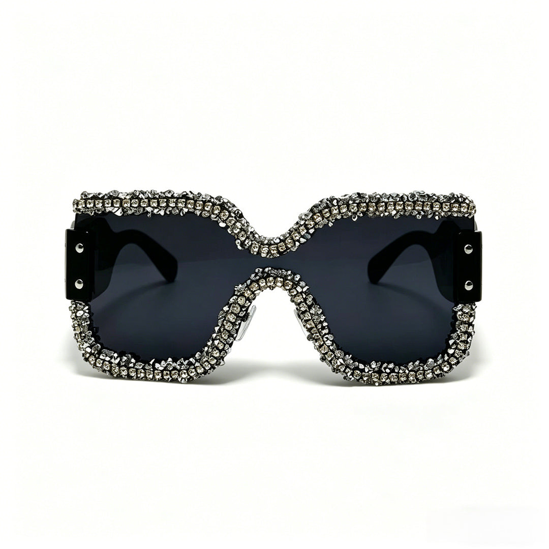 Women's fashionable safety glasses with unique crystal frame Bowlift