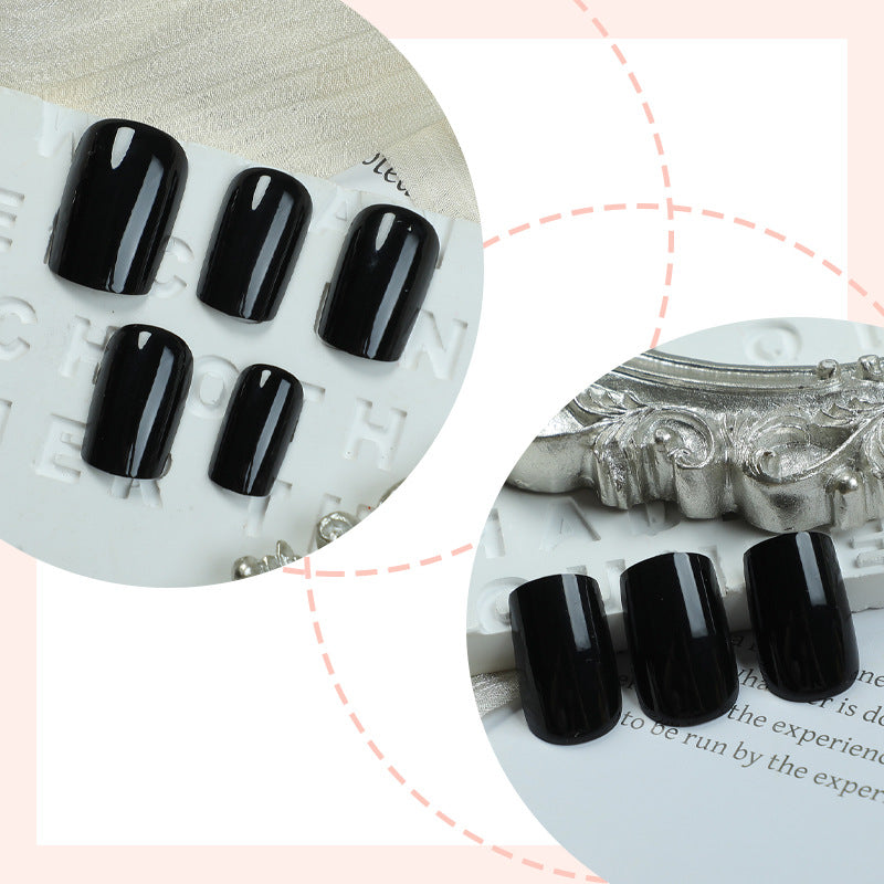 Elegant Glossy Press-On Nail Set Bowlift