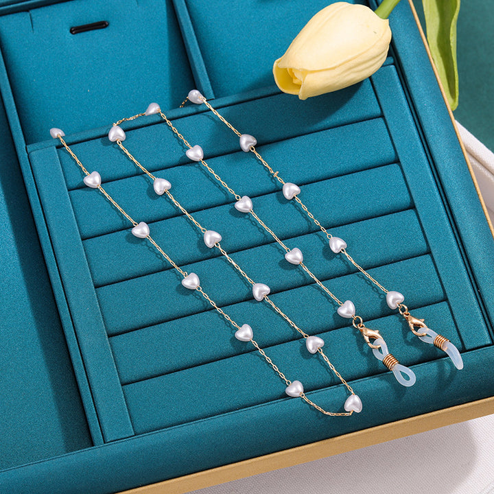 Elegant Pearl Chain Eyewear Chain Bowlift