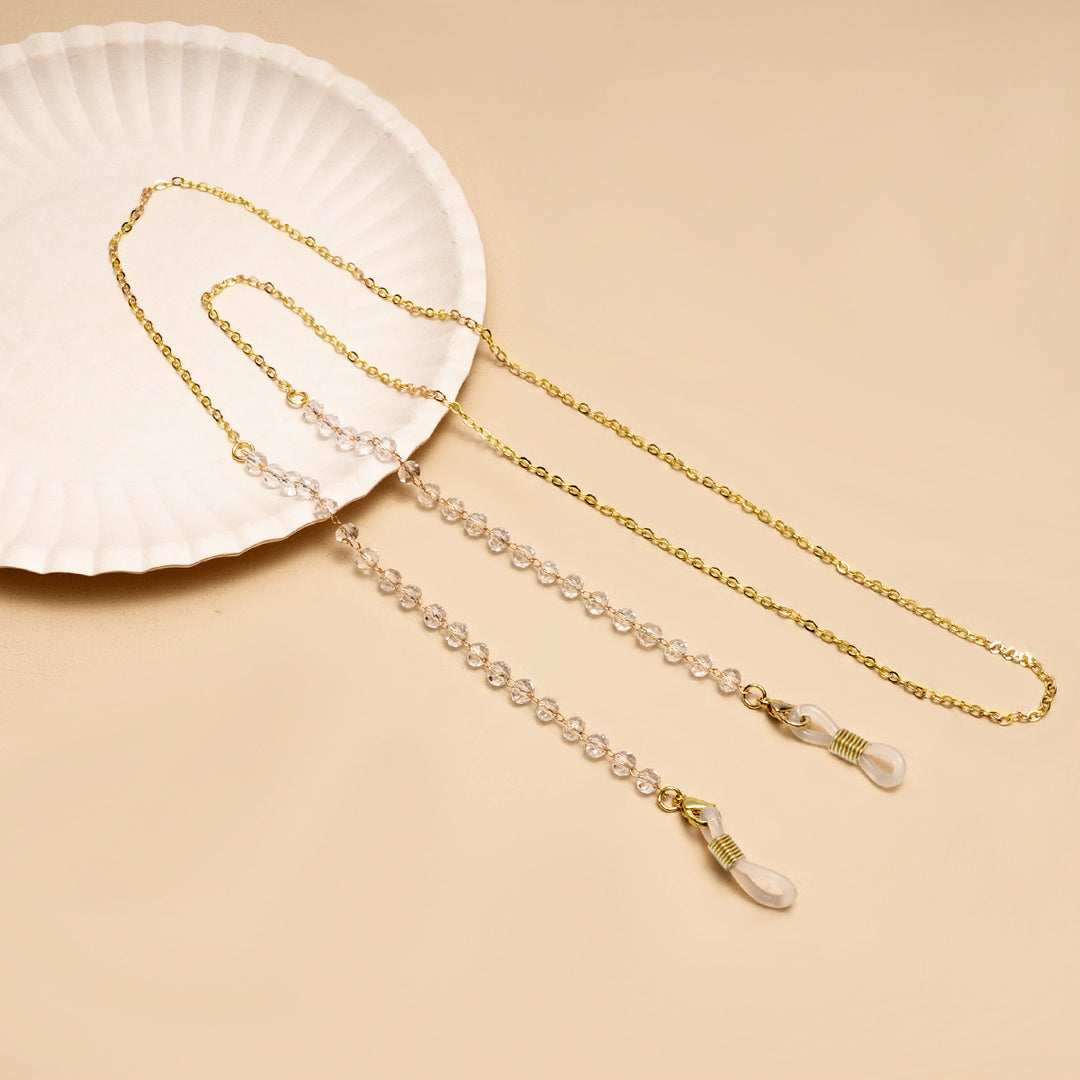 Elegant Beaded Glasses Chain Bowlift