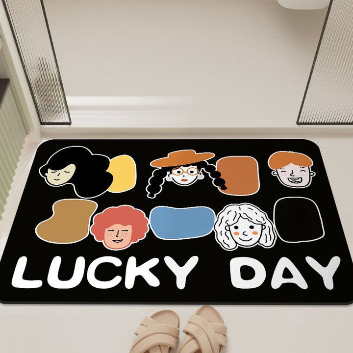 Cartoon-Inspired Bathroom Mat Bowlift