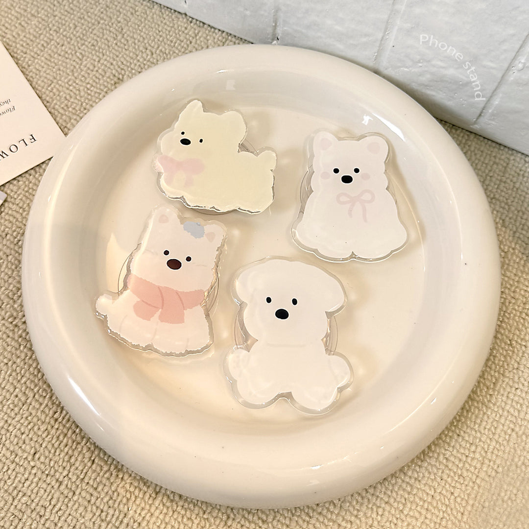 Cute animal motif refrigerator magnet Bowlift