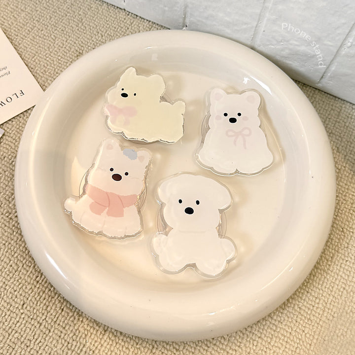 Cute animal motif refrigerator magnet Bowlift