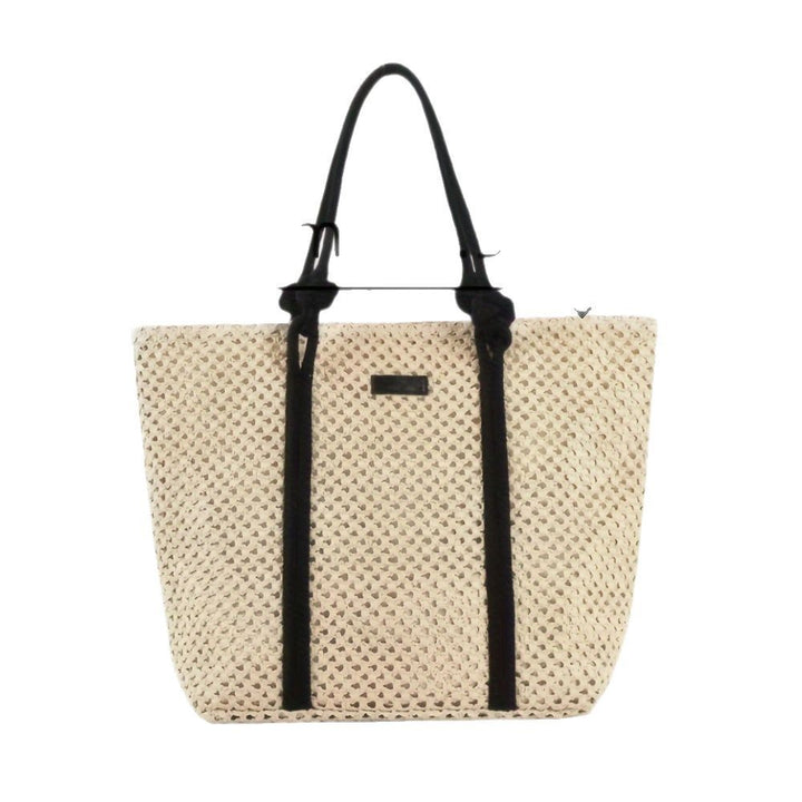 Spacious basket bag with black accents Bowlift