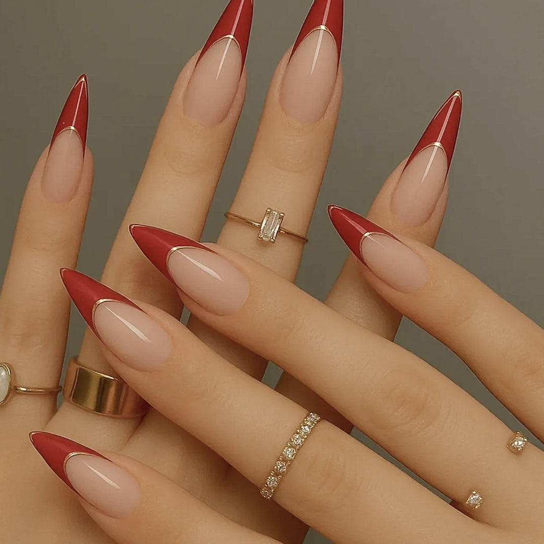 Elegant Stiletto Nail Enhancements Bowlift