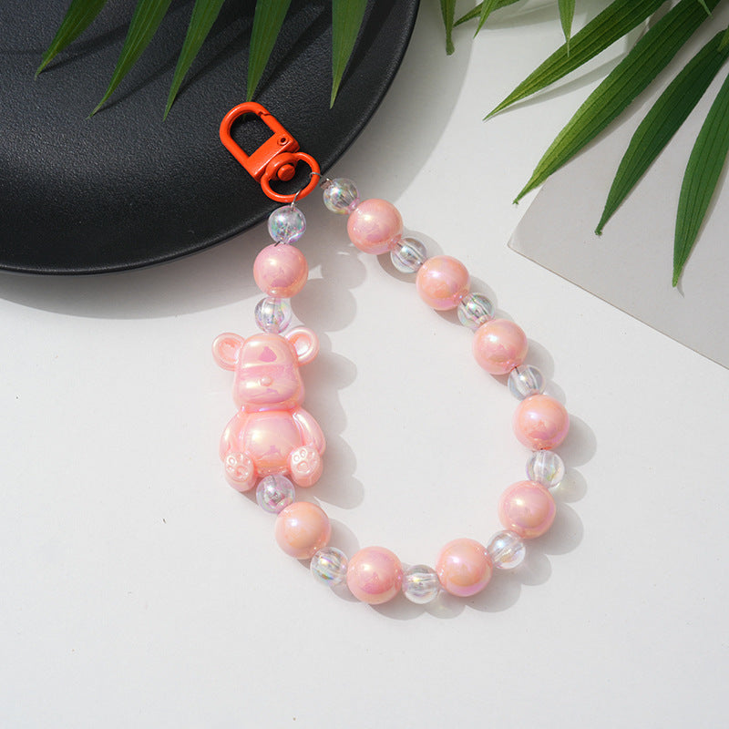 Decorative Floral Beaded Keychain Bowlift