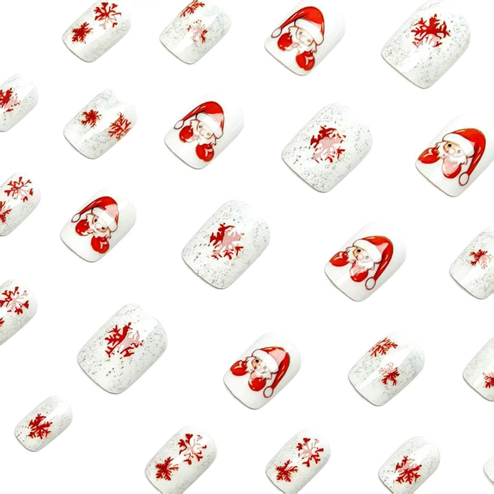 Festive Holiday Themed Nail Art Bowlift