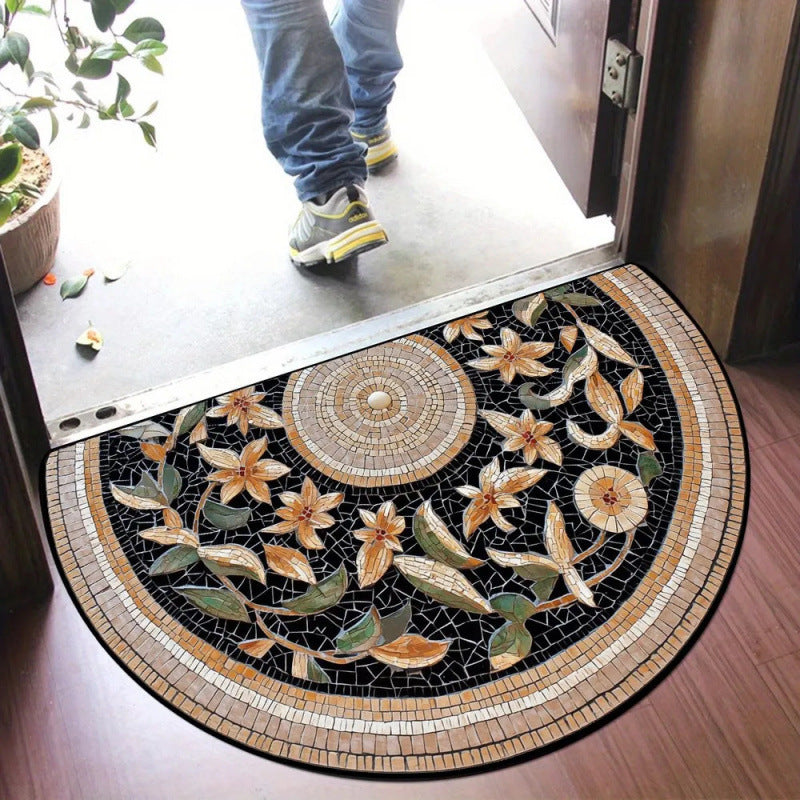 Decorative Round Door Mat