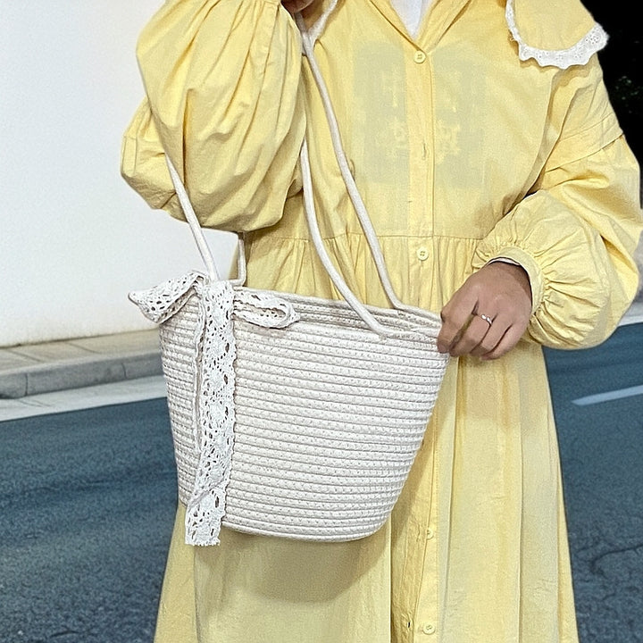 Handcrafted Basket Bag Bowlift
