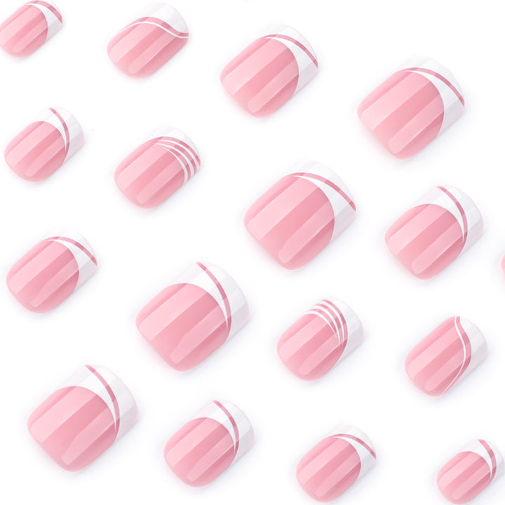 Artful Nail Art with Elegant Lines Bowlift