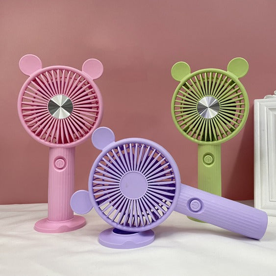 Unisex Funny Hand Fan with Animal Ears Bowlift