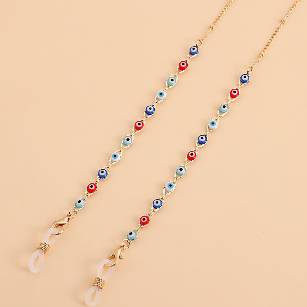 Stylish Sunglasses with Decorative Chain Bowlift