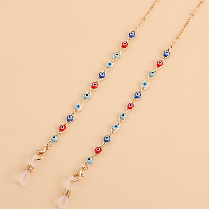Stylish Sunglasses with Decorative Chain Bowlift