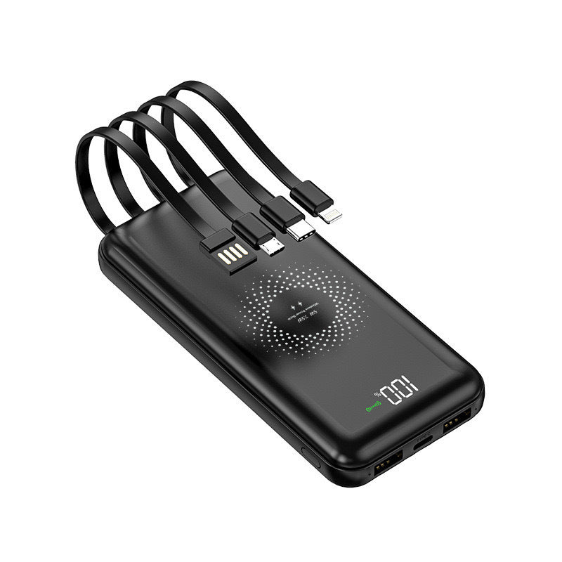 Power bank with integrated multi-charging cable for Bowlift