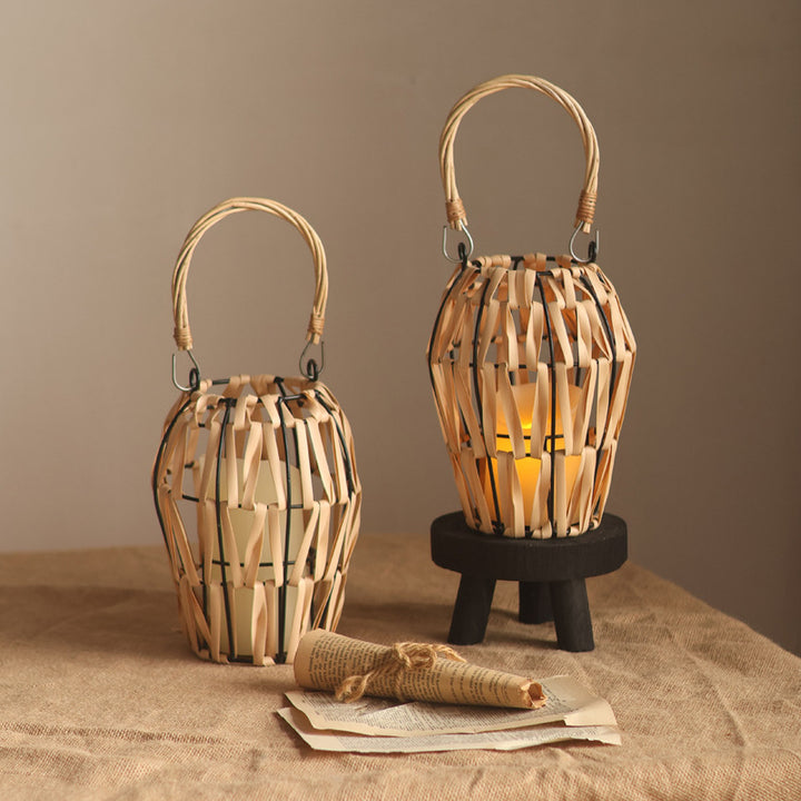 Handmade Basket Lamp Bowlift