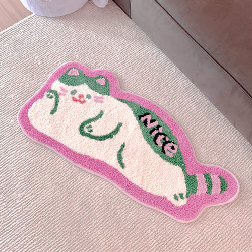 Cute Cartoon Dog-Themed Bath Mat Bowlift