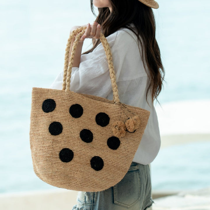Handcrafted straw shopping bag Bowlift