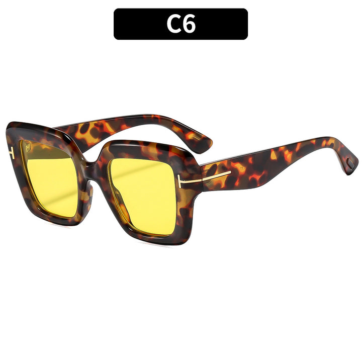 Bold Angular Geometric Sunglasses