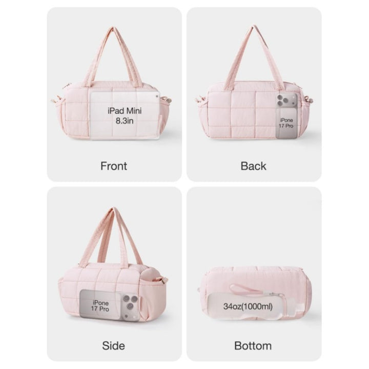 Quilted Shoulder Tote Bowlift