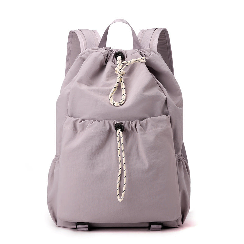 Compact Drawstring Travel Backpack Bowlift