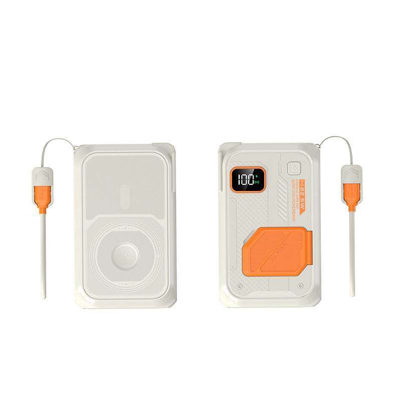 High-performance power bank with wireless charging function and LED display Bowlift