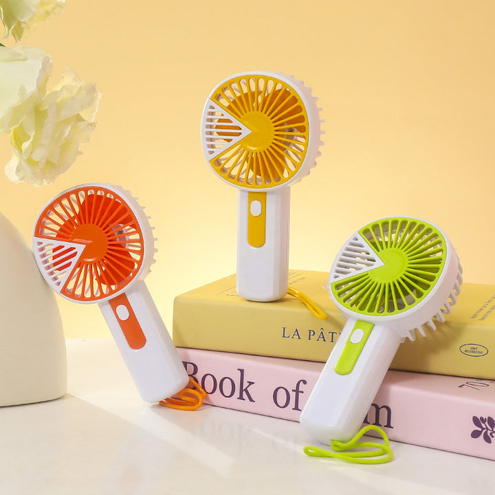Ladies portable USB fan with ergonomic handle Bowlift