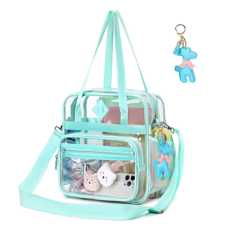 Transparent Tote Bag with Additional Compartments Bowlift