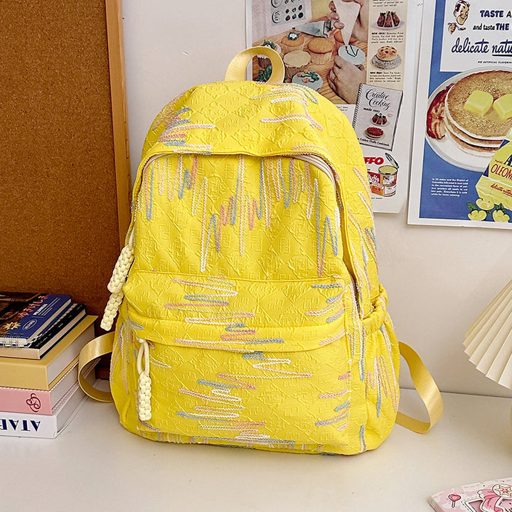 Abstract Patterned Backpack Bowlift