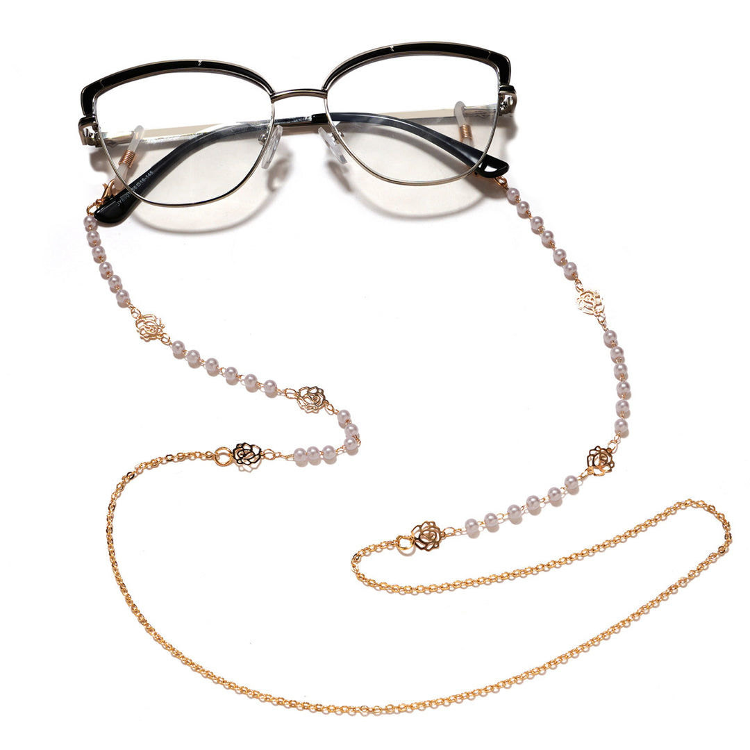 Trendy Geometric Eyewear Chain Bowlift