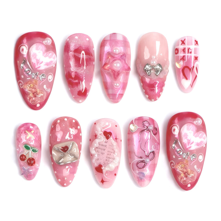 Artificial Nail Art Nails Bowlift