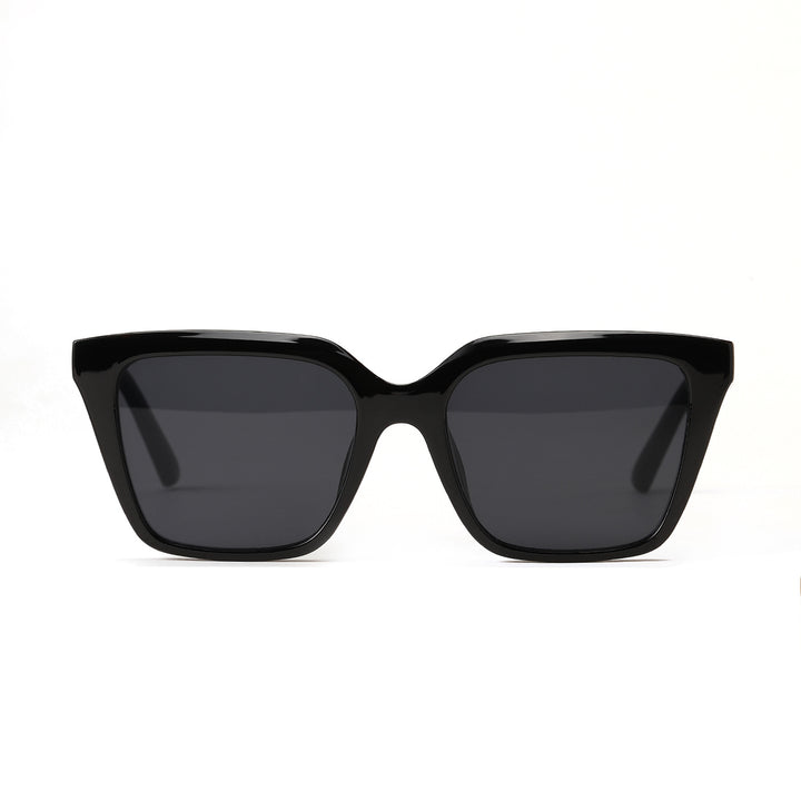Women's geometric sunglasses with protective UV filter and stylish tortoiseshell design Bowlift
