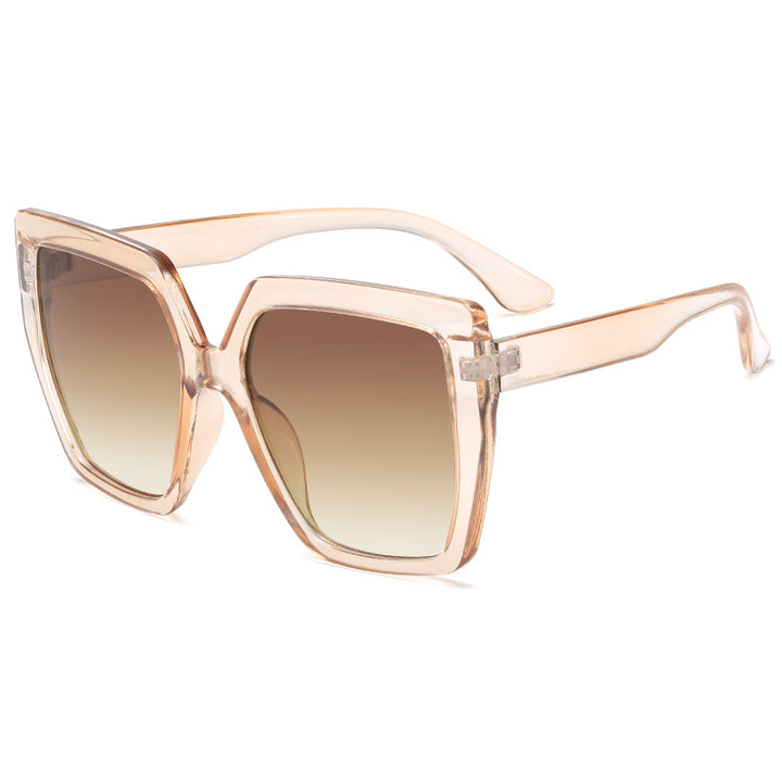 Women’s fashionable transparent sunglasses with square lenses Bowlift