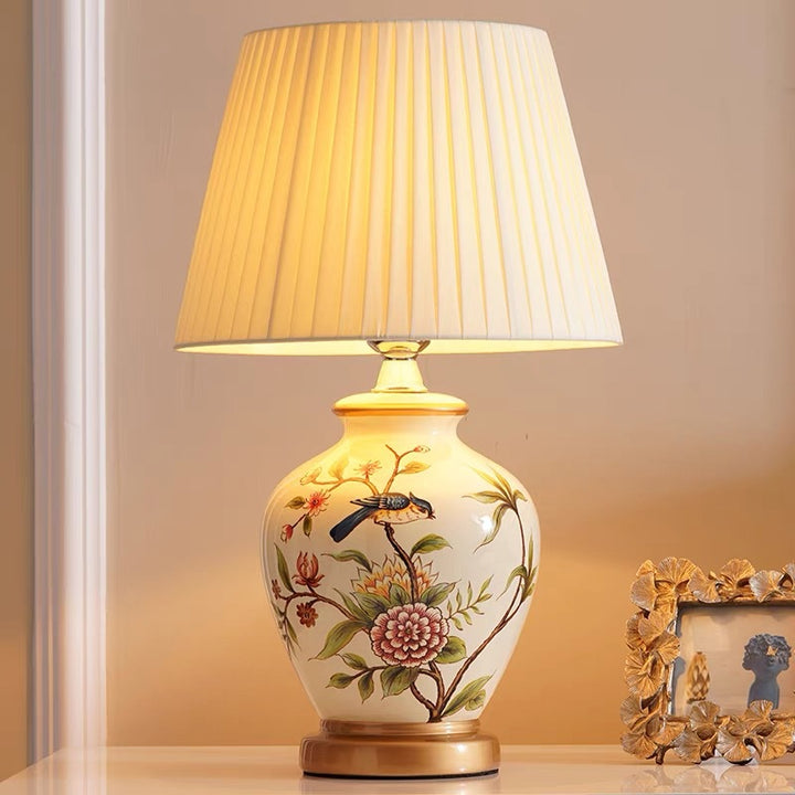 Elegant Floral Table Lamp