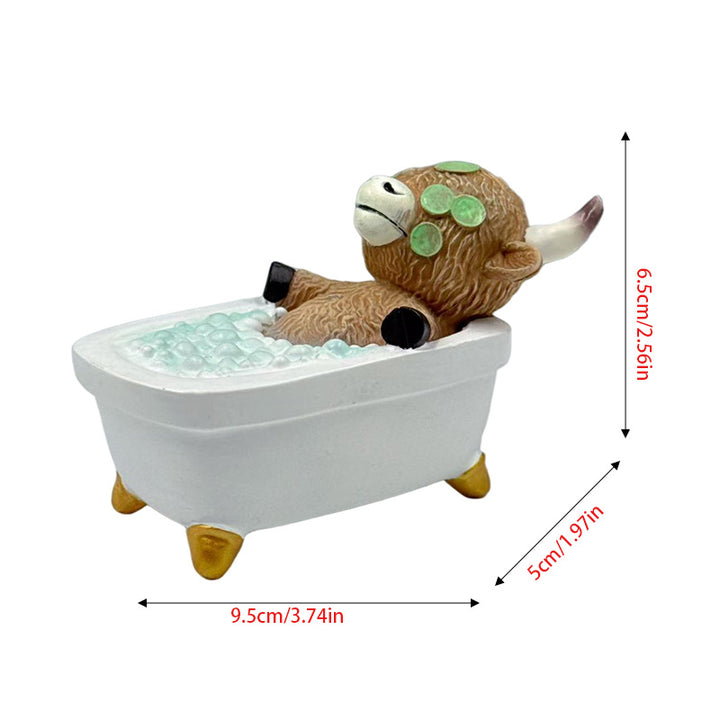 Duck figure in stylish relaxation bath Bowlift