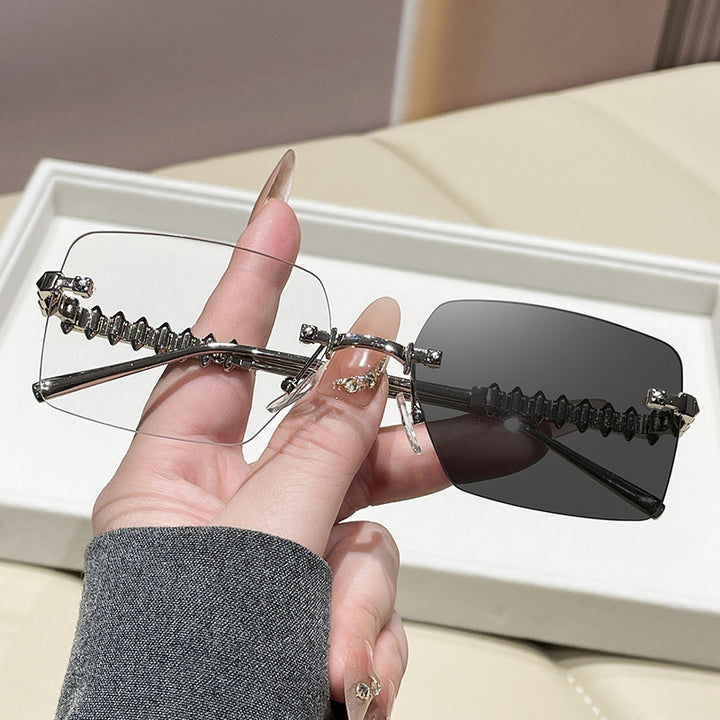 Women extravagant square glasses Bowlift