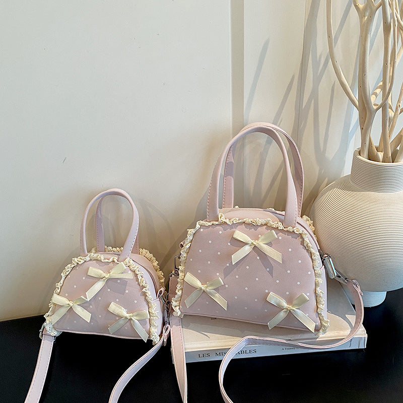 WoCharming Bow-Embellished Everyday Handbag Bowlift