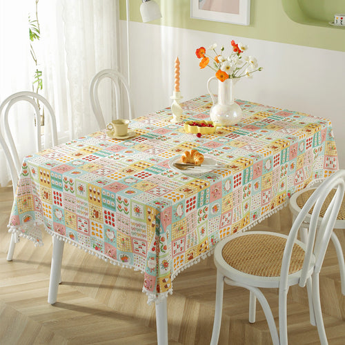 Floral Patterned Table Cover