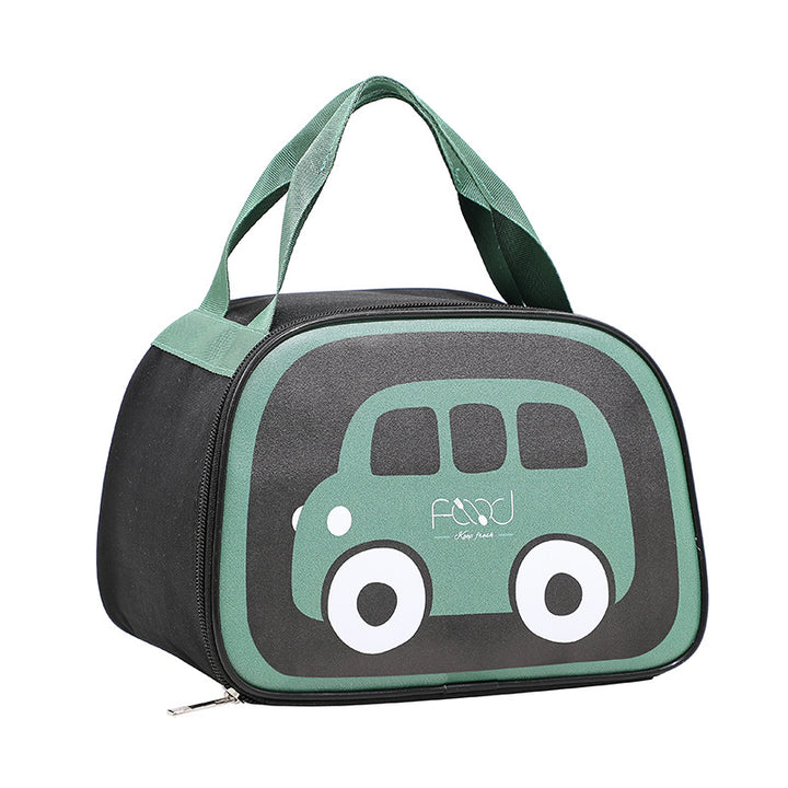 Playful Vehicle Themed Lunch Bag
