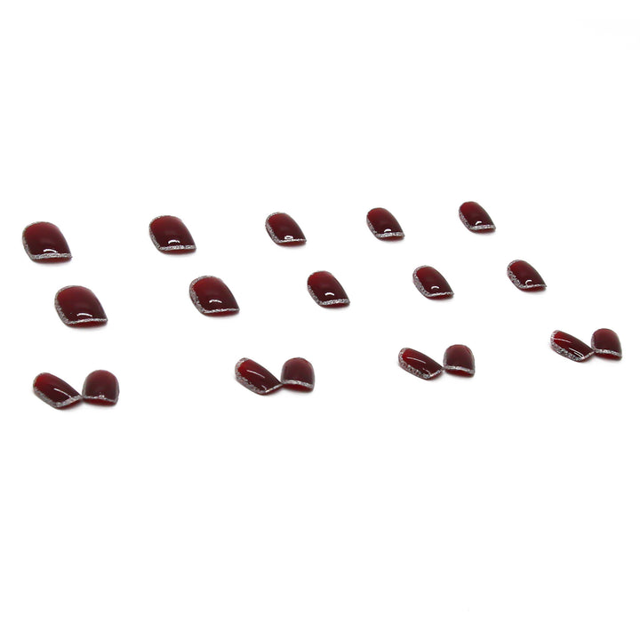 Decorative Glittered Nail Art Tips Bowlift