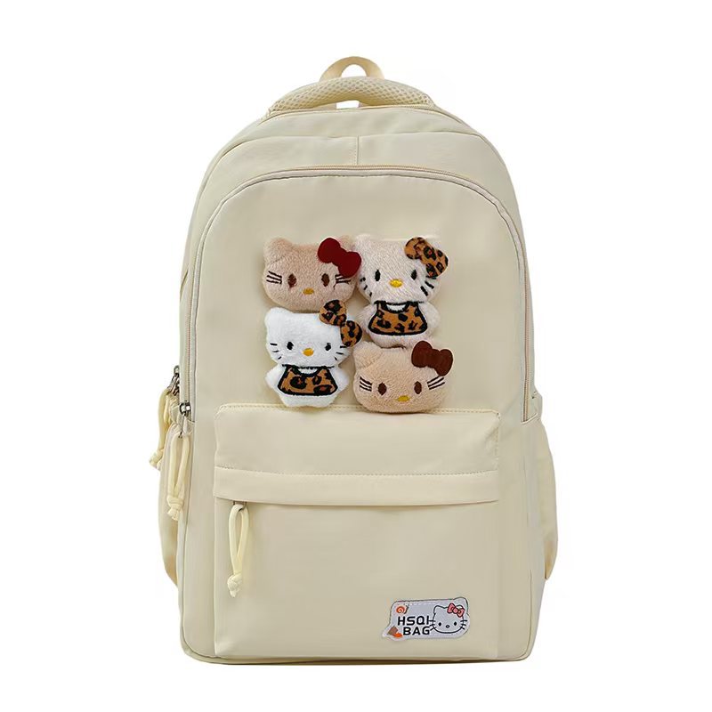Cute Plush Character Backpack Bowlift